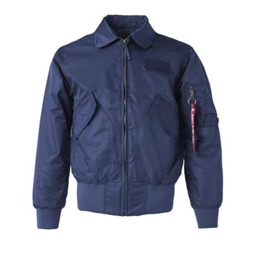 ALPHA CWU-45Pフライトジャケット USA製 ネイビー ヴィンテージ USA製 ALPHA INDUSTRIES CWU-45/P MIL-J-23230A フライト